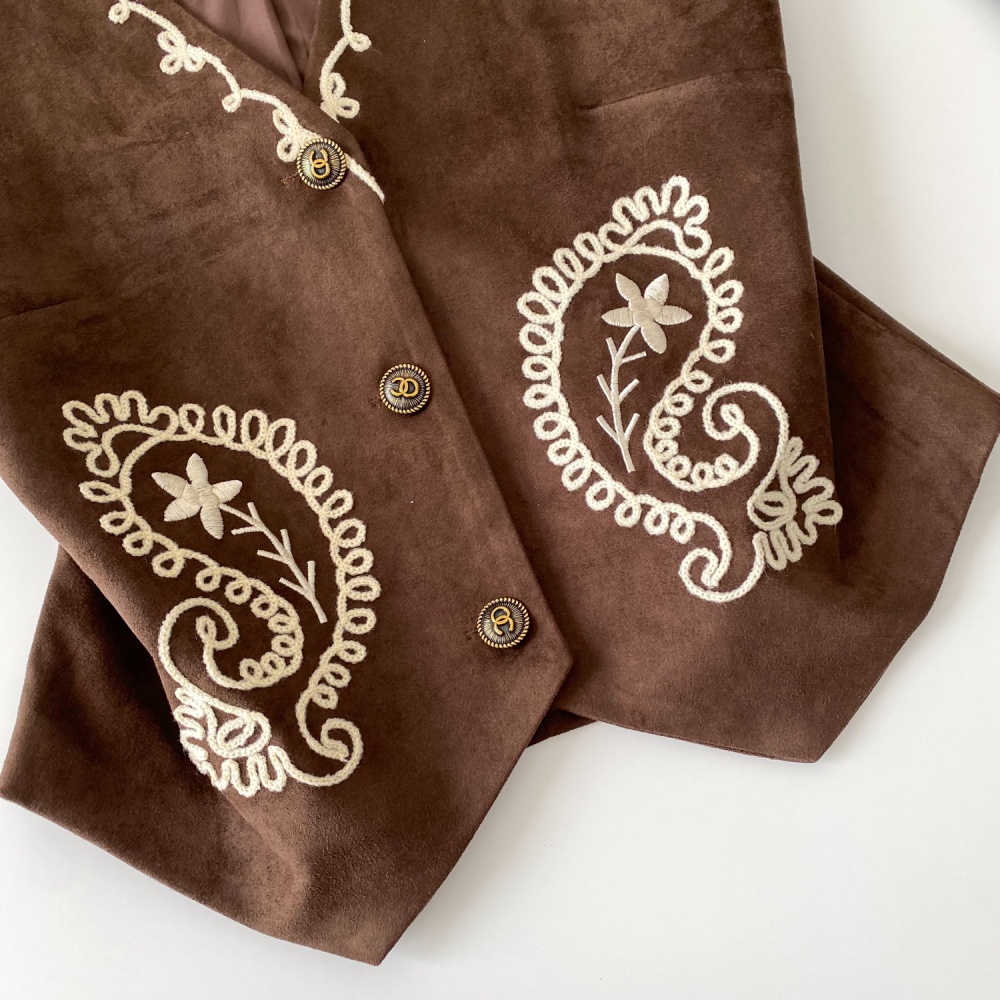 Bohemian style jacket retro waistcoat for women