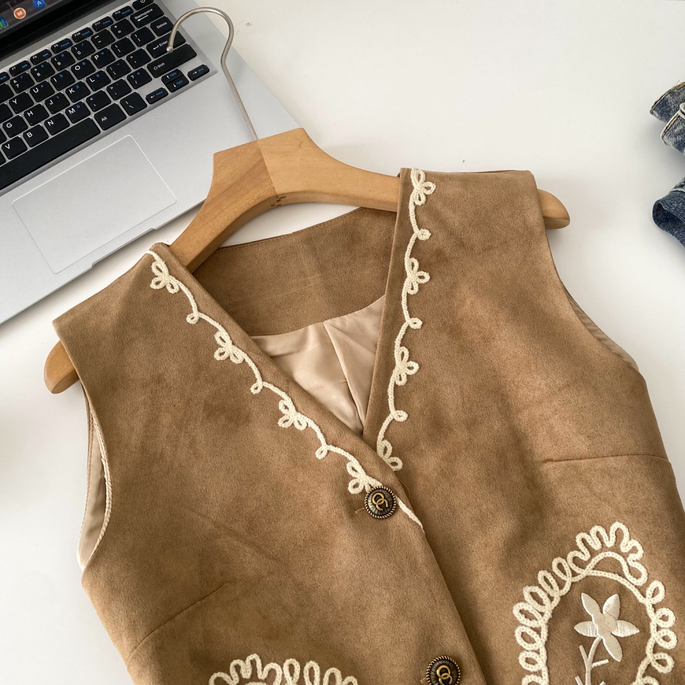 Bohemian style jacket retro waistcoat for women