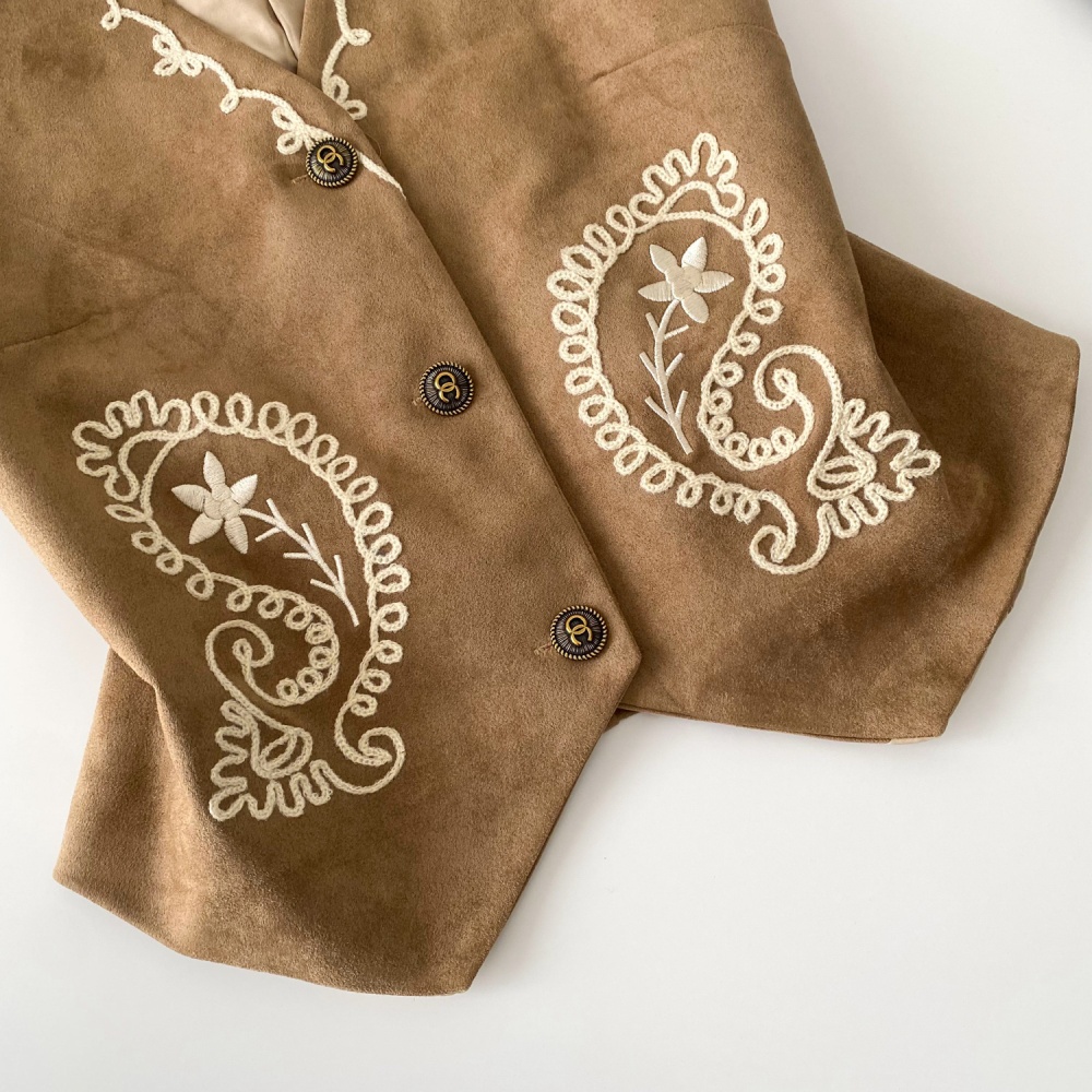 Bohemian style jacket retro waistcoat for women