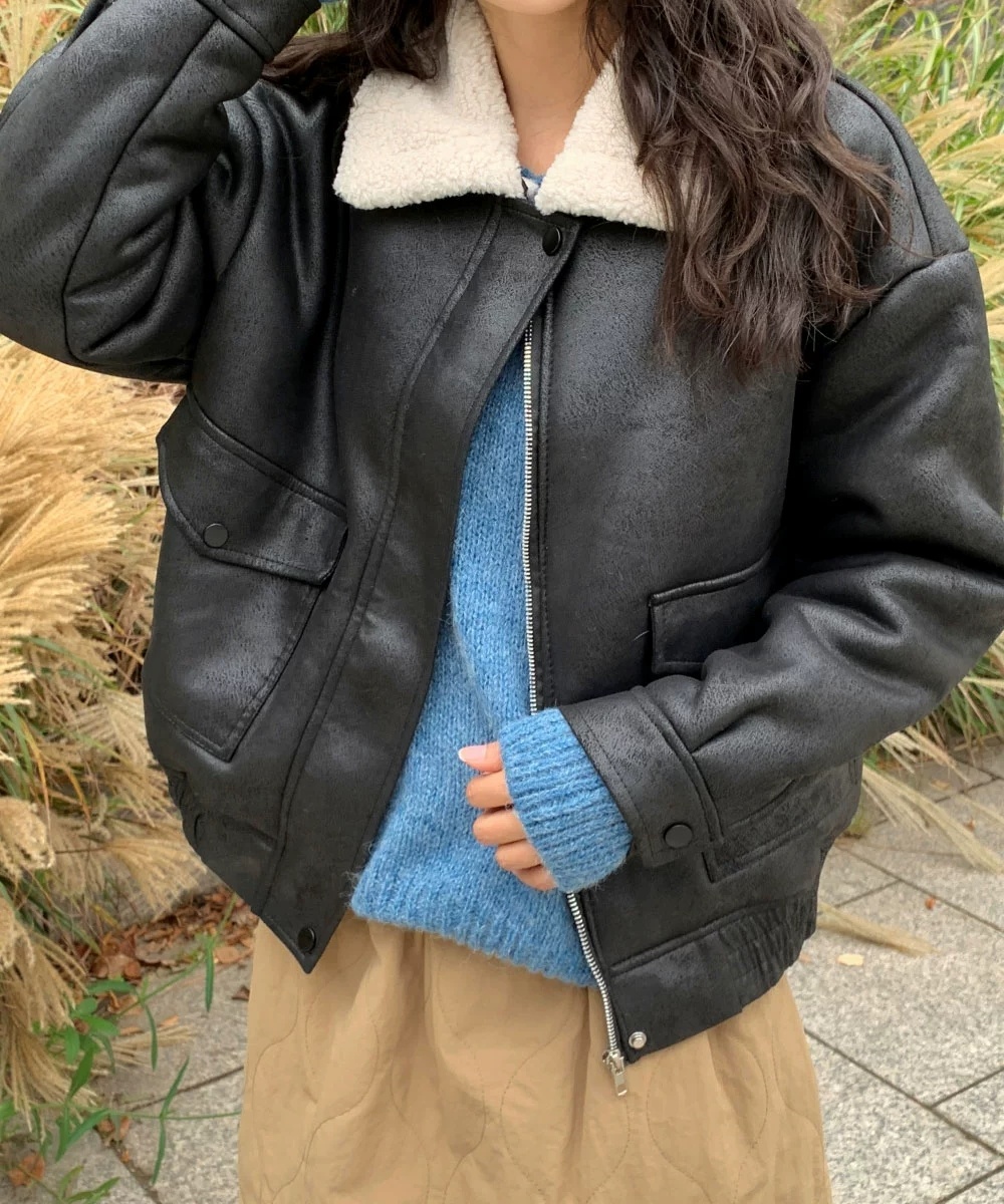 Korean style liner jacket velvet jacket down coat for women