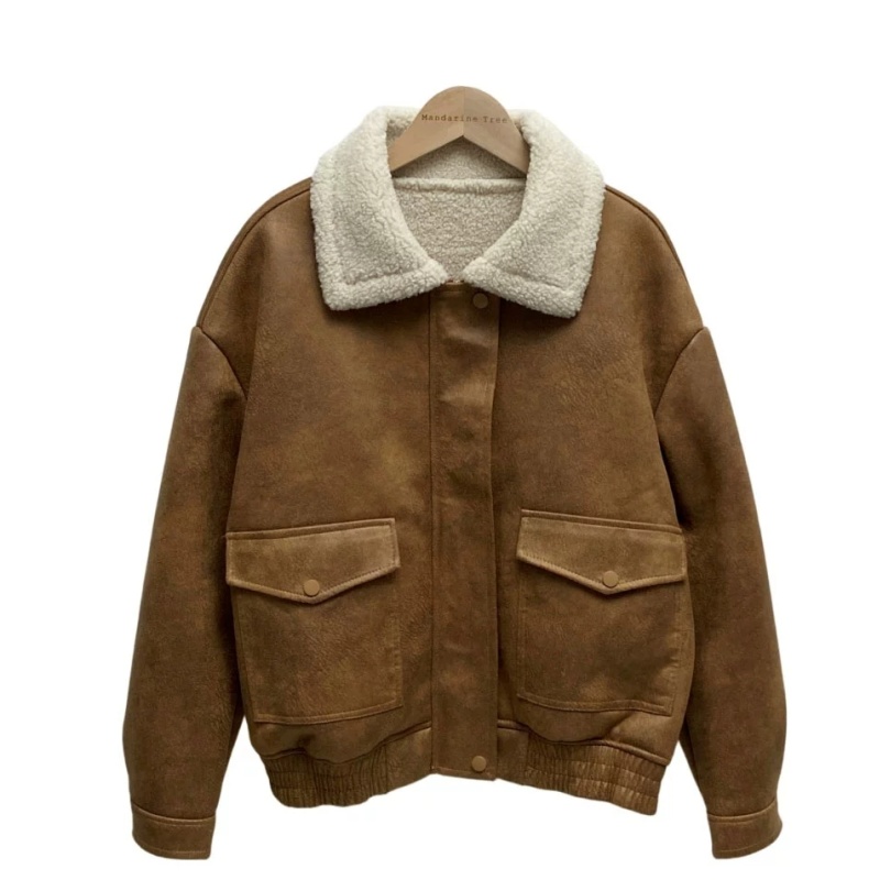 Korean style liner jacket velvet jacket down coat for women