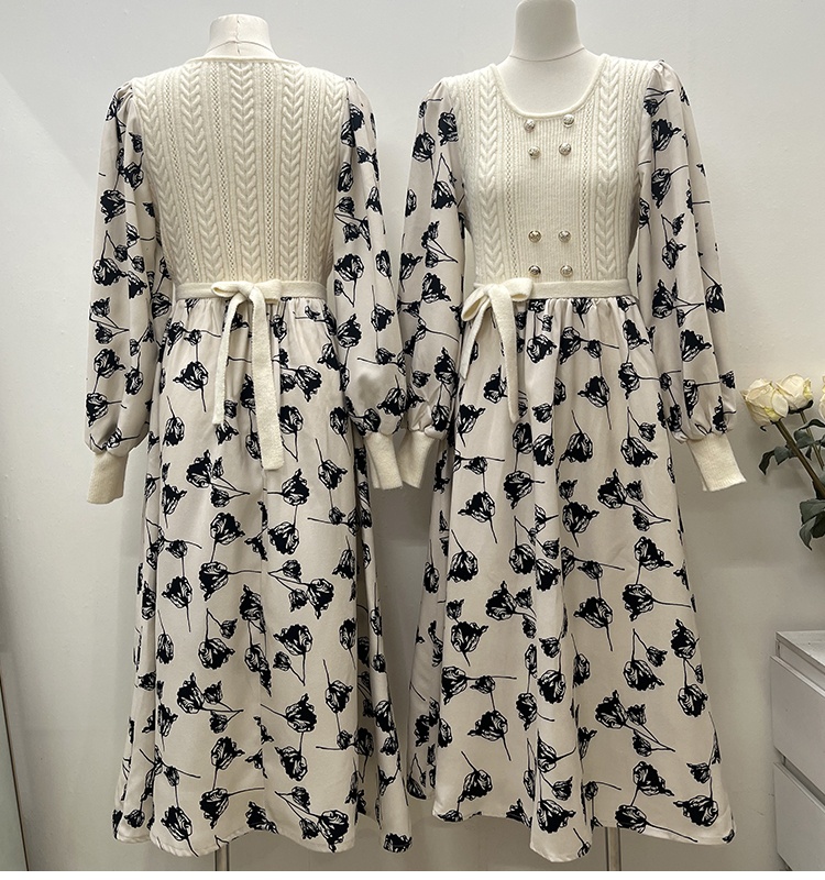 Slim round neck dress temperament bottoming vest