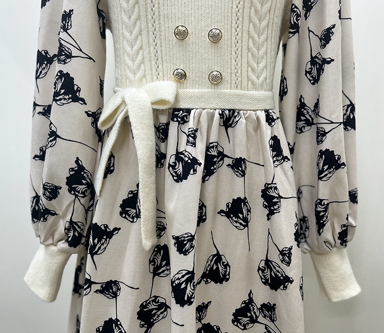 Slim round neck dress temperament bottoming vest