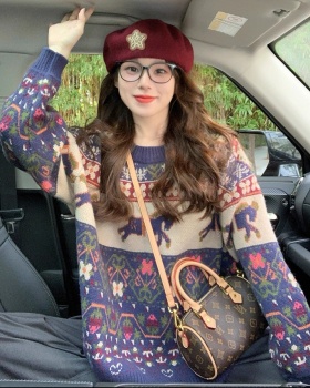 Thick lazy autumn and winter loose sweater for women