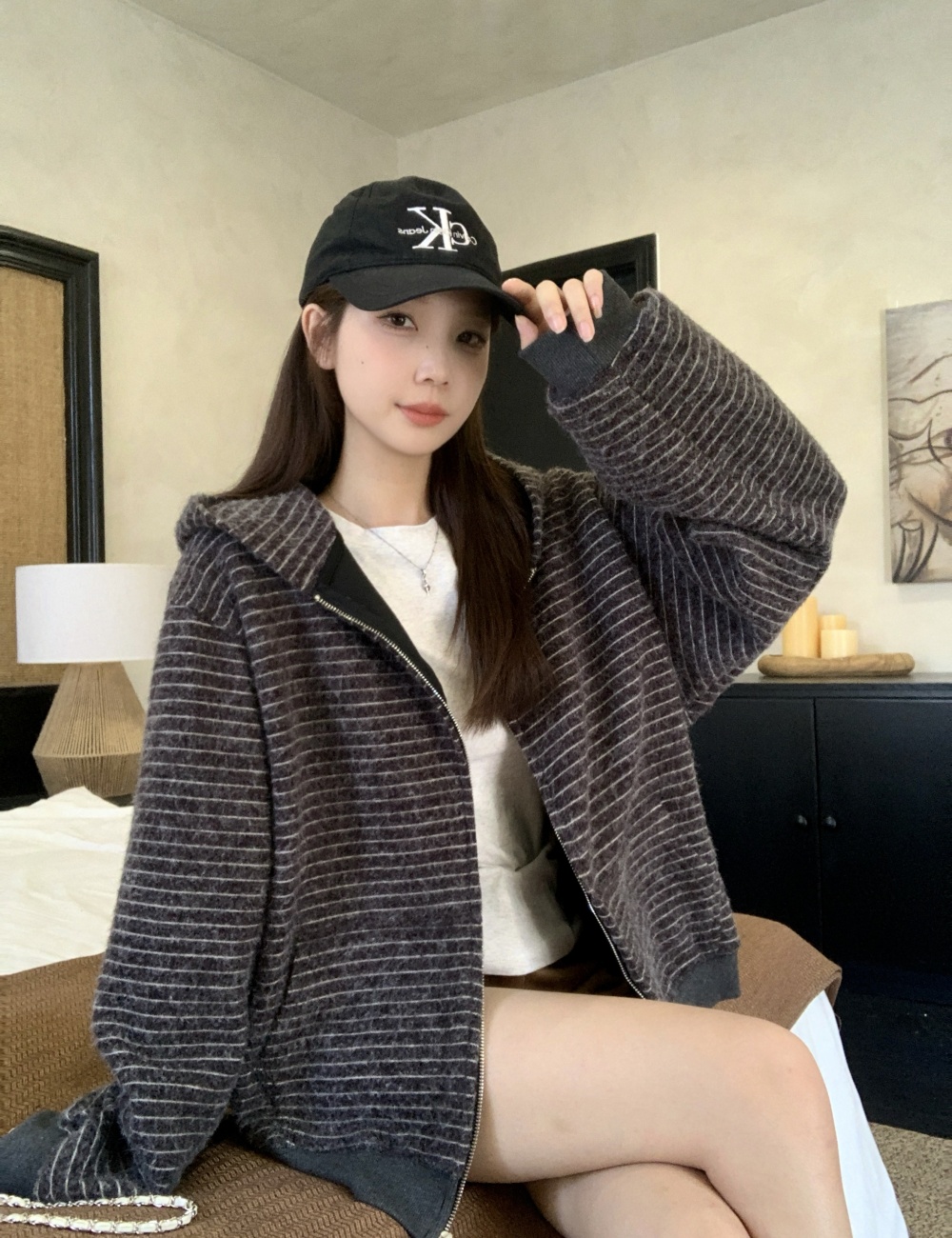 Autumn Casual coat long sleeve American style cardigan