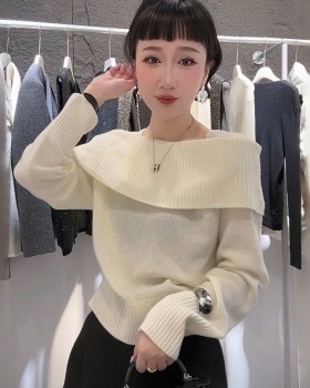 Long sleeve temperament fashion slim sweater