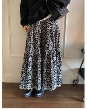 Commuting France style high waist long skirt
