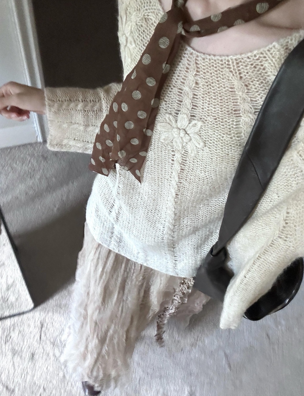 Temperament sweater Korean style skirt 2pcs set