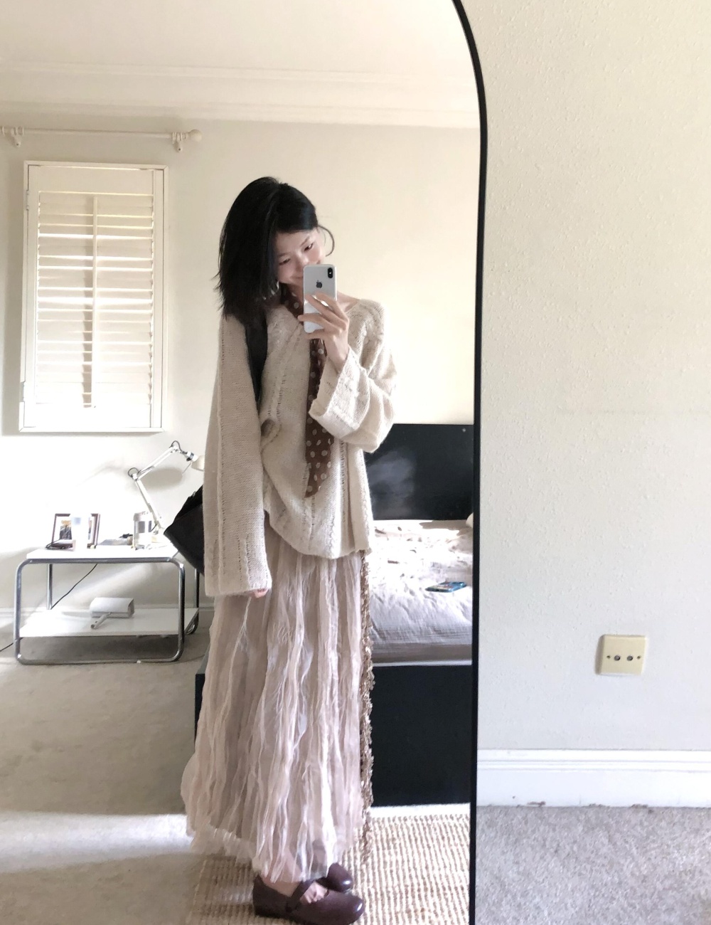 Temperament sweater Korean style skirt 2pcs set