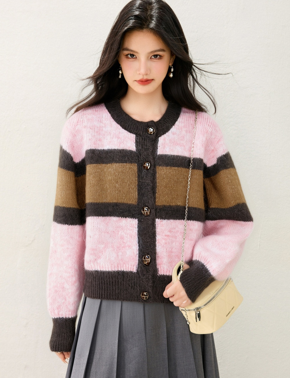All-match autumn and winter cardigan commuting tender tops