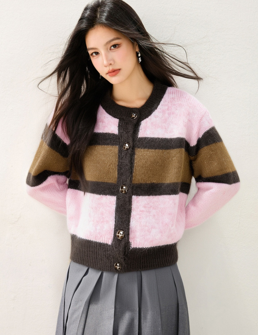 All-match autumn and winter cardigan commuting tender tops