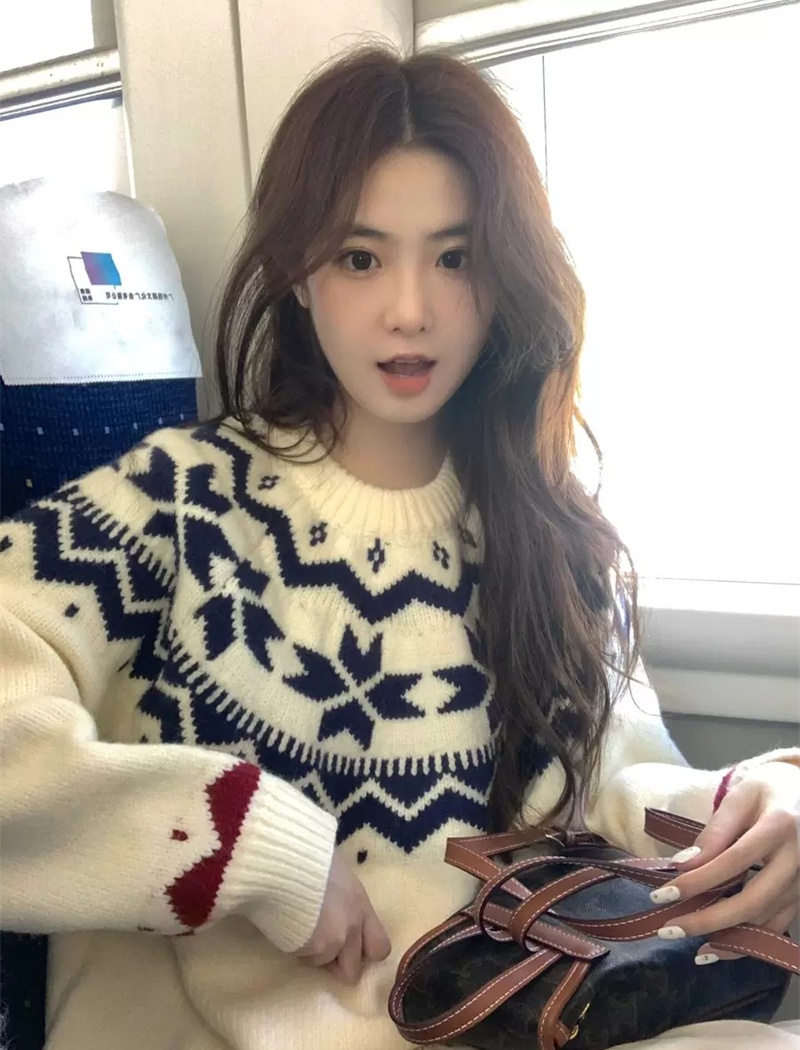 Knitted tops Korean style sweater