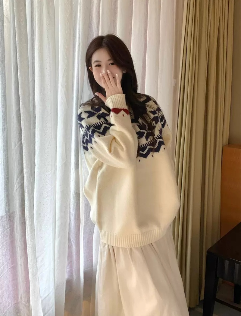 Knitted tops Korean style sweater