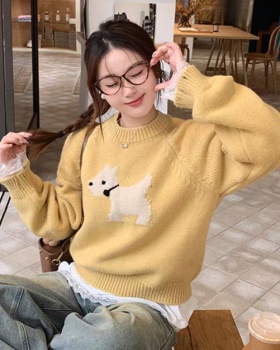 Loose wears outside sweater lazy tops for women