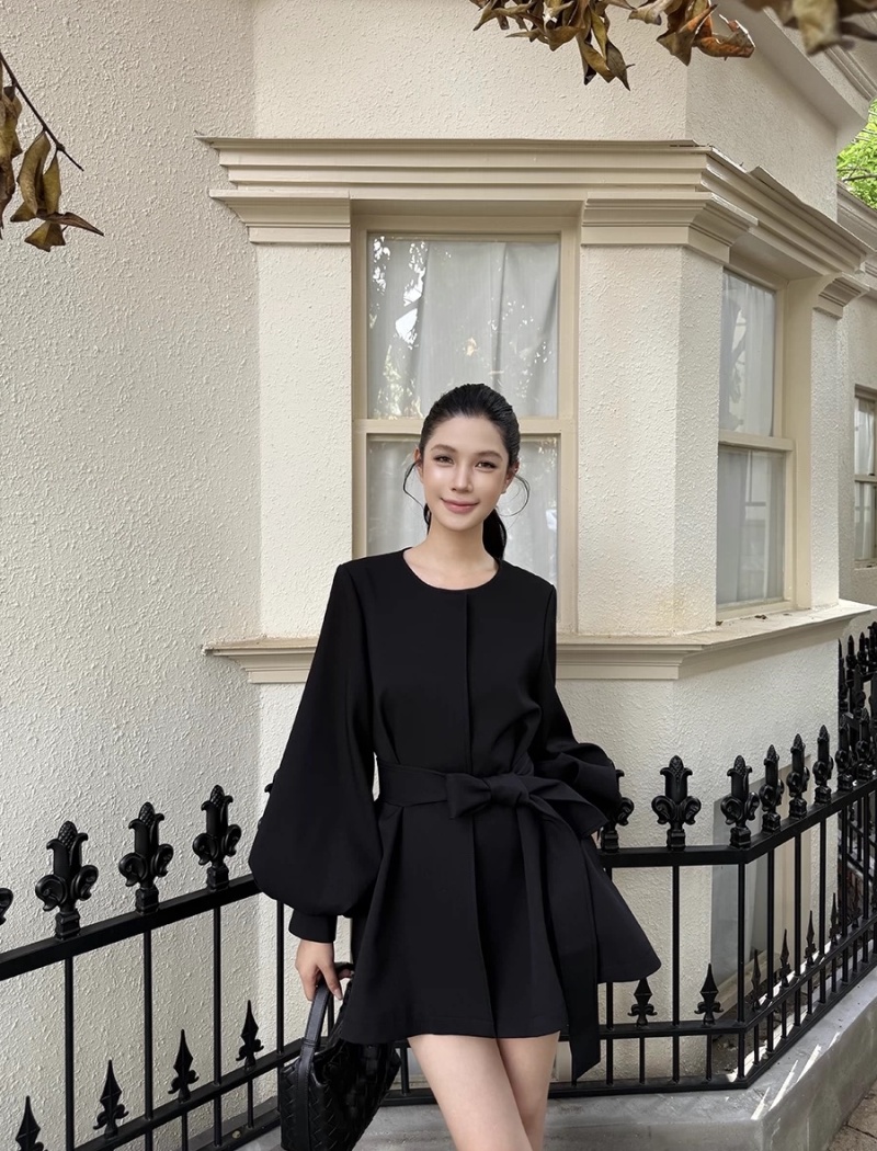 Autumn coat lantern sleeve business suit