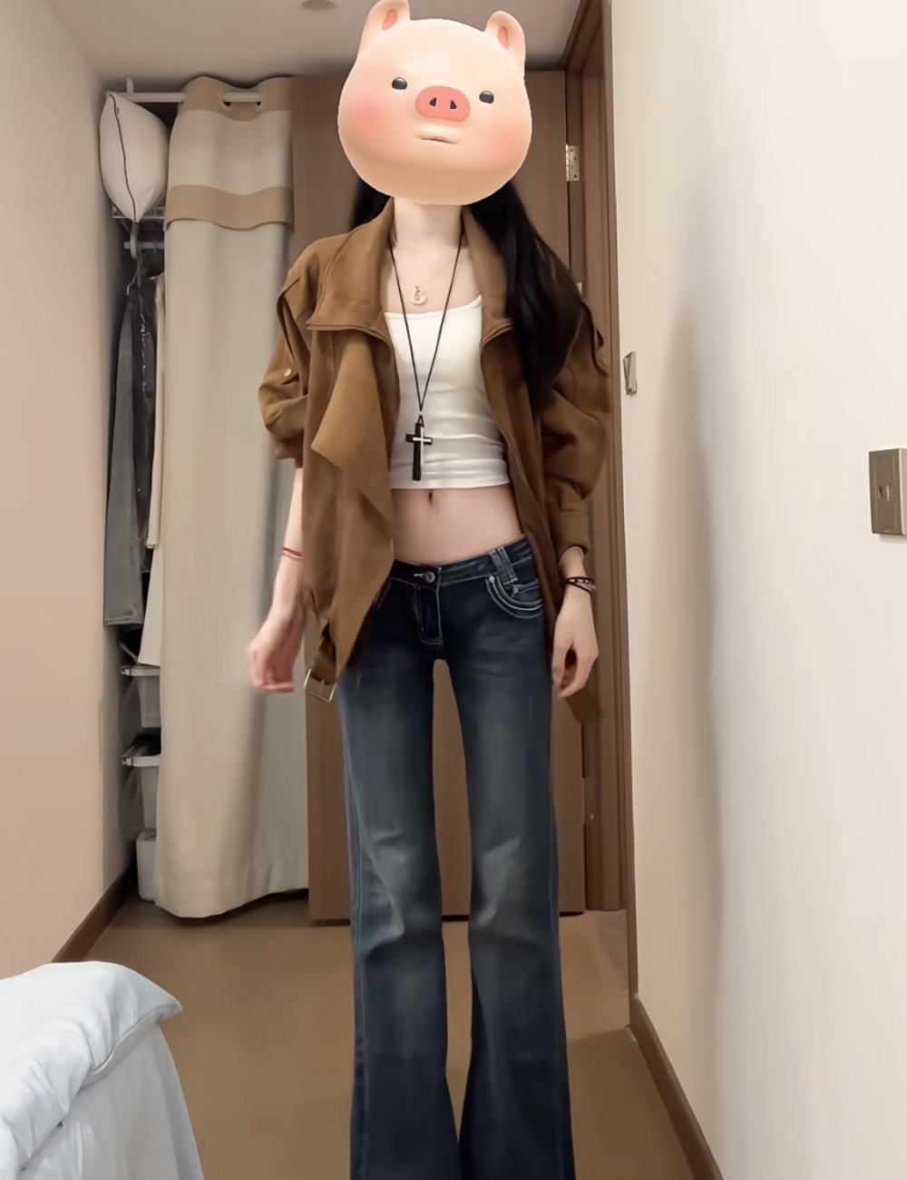 Locomotive autumn work clothing suede coat