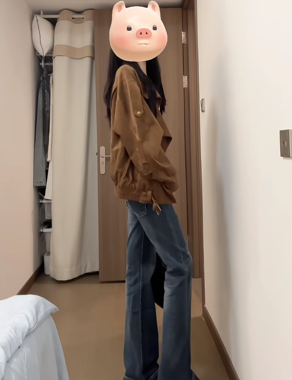 Locomotive autumn work clothing suede coat