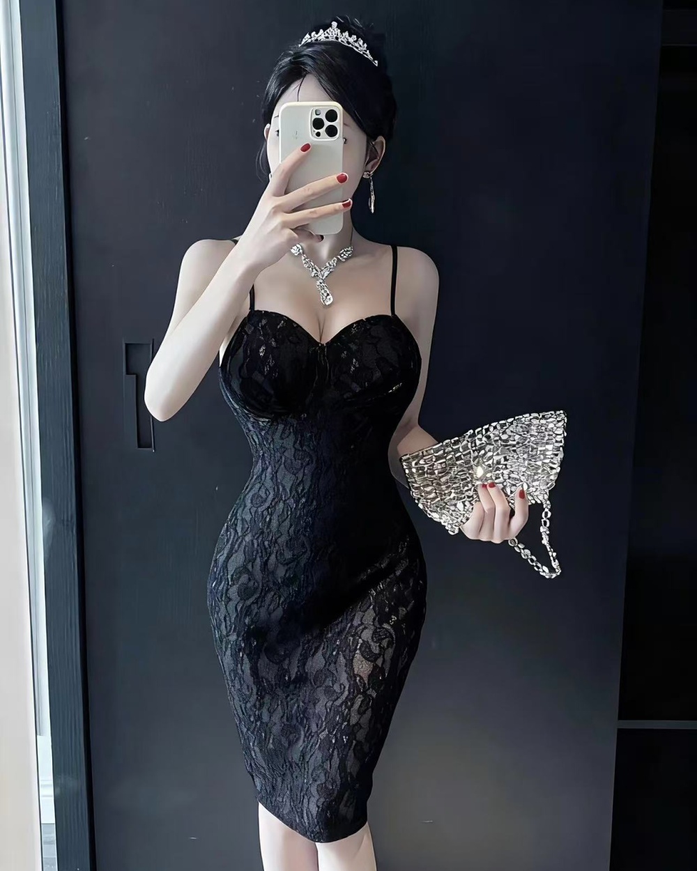 Slim package hip dress temperament sexy formal dress