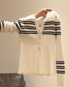 Long sleeve sweater bottoming shirt for women