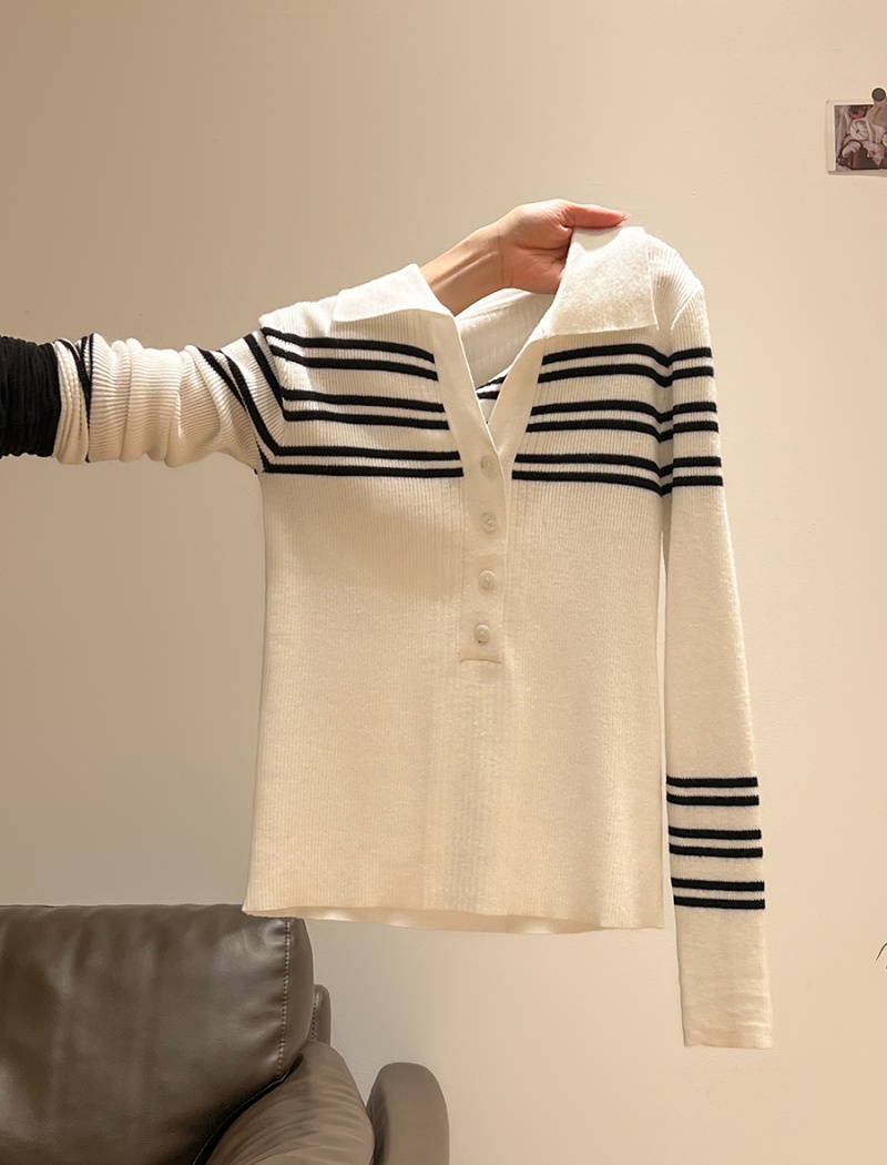 Long sleeve sweater bottoming shirt for women