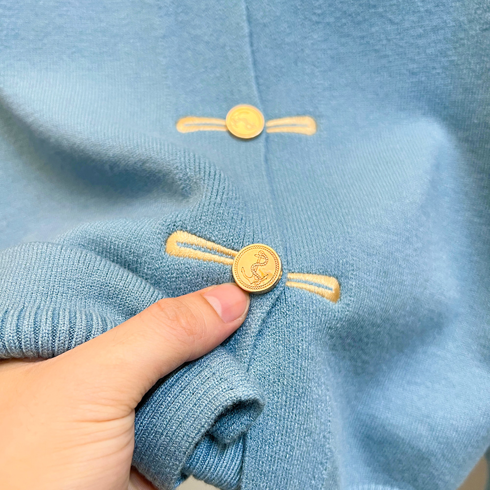 Chanelstyle sweater knitted cardigan