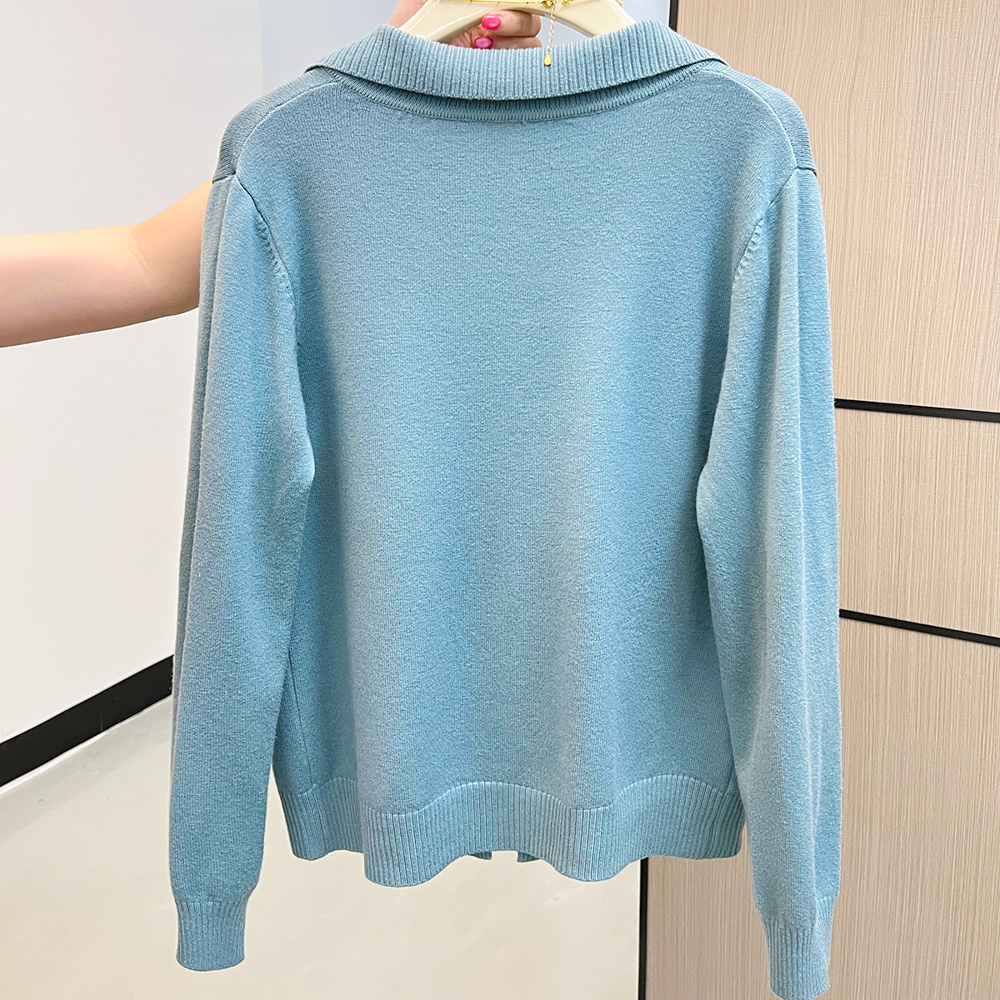 Chanelstyle sweater knitted cardigan