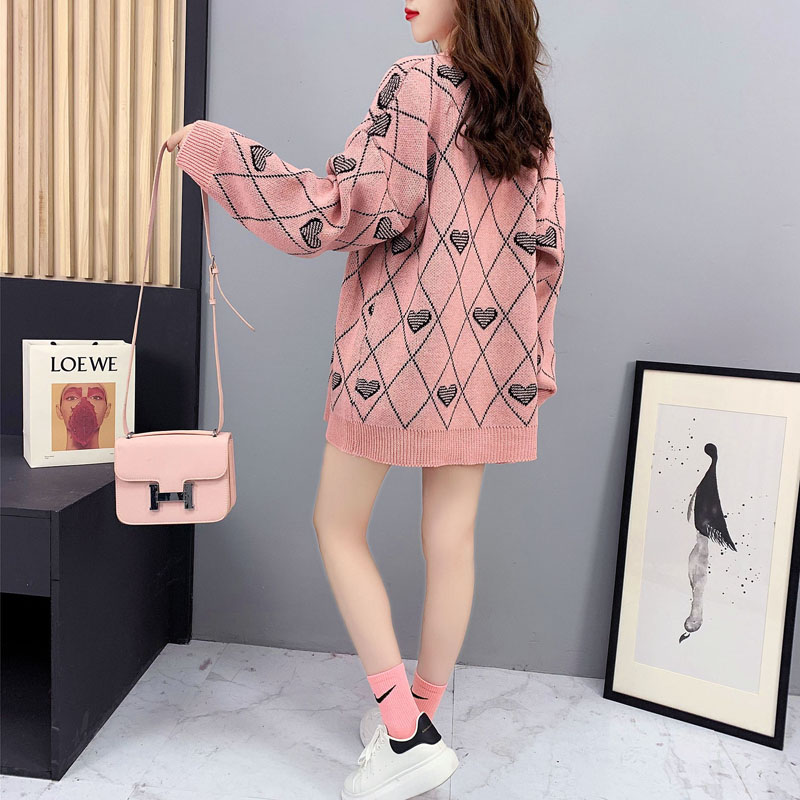 Thick autumn and winter sweater retro Japanese style tops