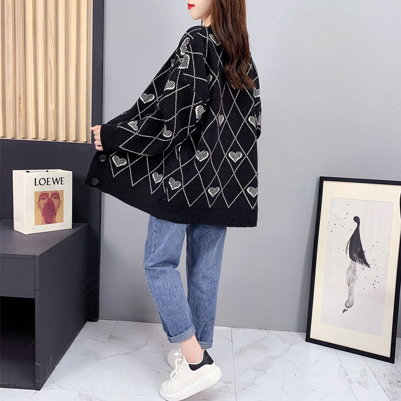Thick autumn and winter sweater retro Japanese style tops