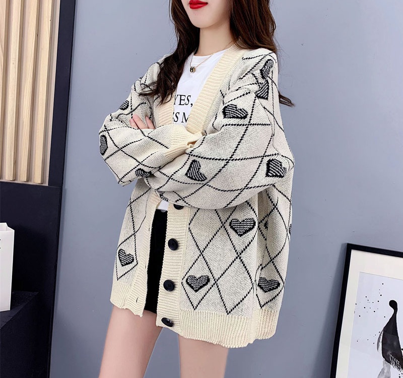 Thick autumn and winter sweater retro Japanese style tops
