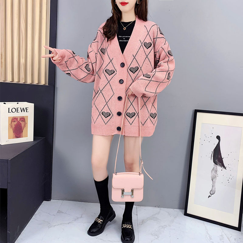 Thick autumn and winter sweater retro Japanese style tops