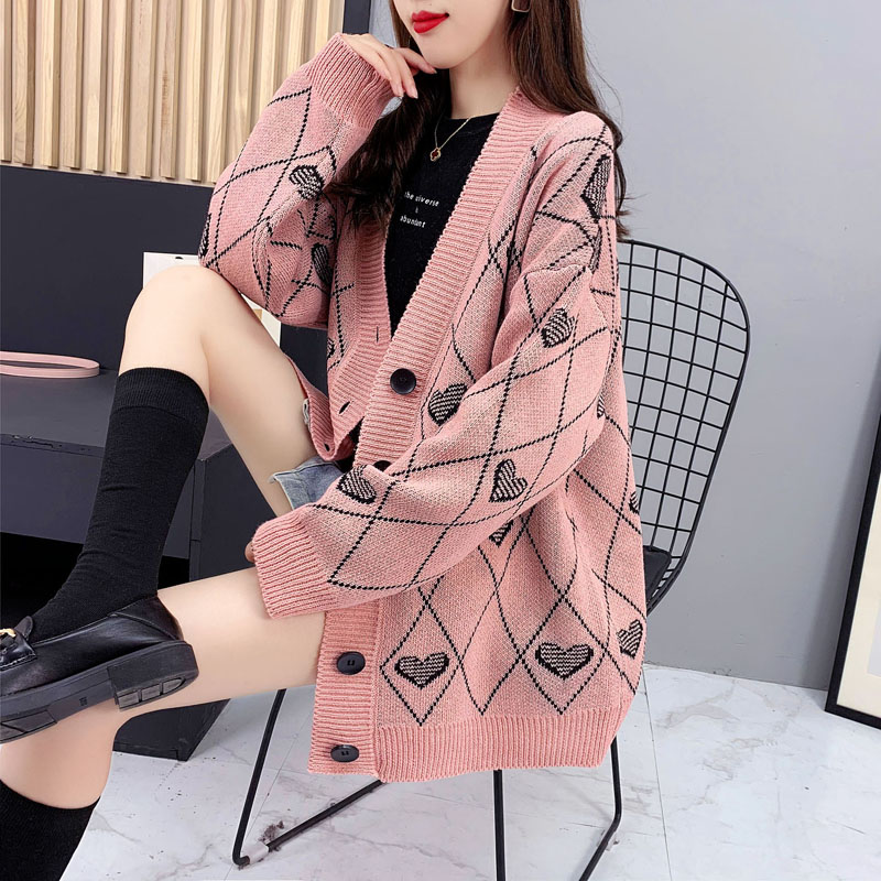 Thick autumn and winter sweater retro Japanese style tops
