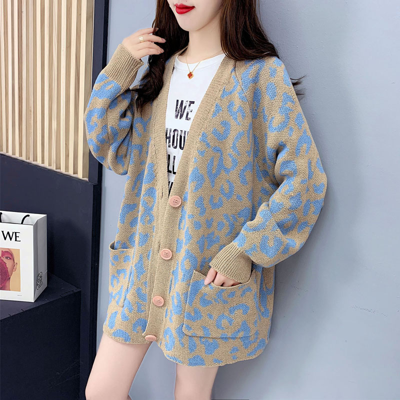 Lazy student coat show young sweater for women