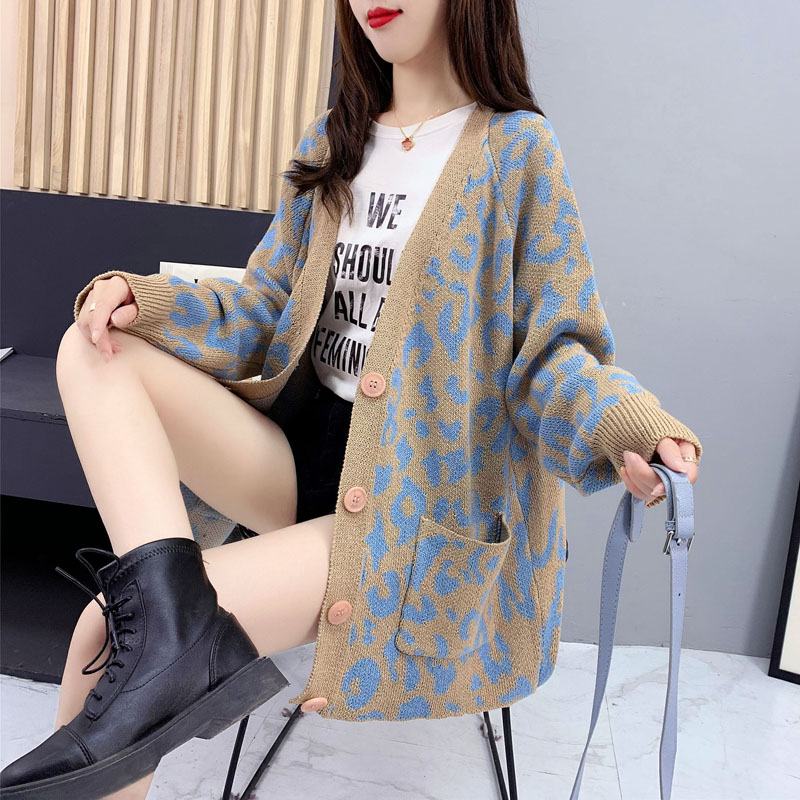 Lazy student coat show young sweater for women