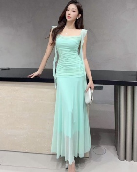 Package hip vacation dress seaside slim long dress