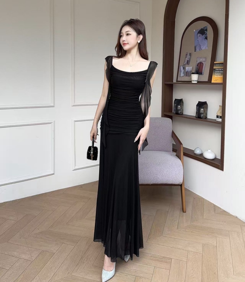Package hip vacation dress seaside slim long dress