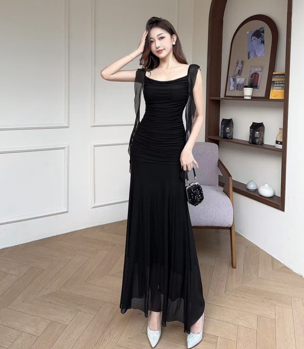 Package hip vacation dress seaside slim long dress