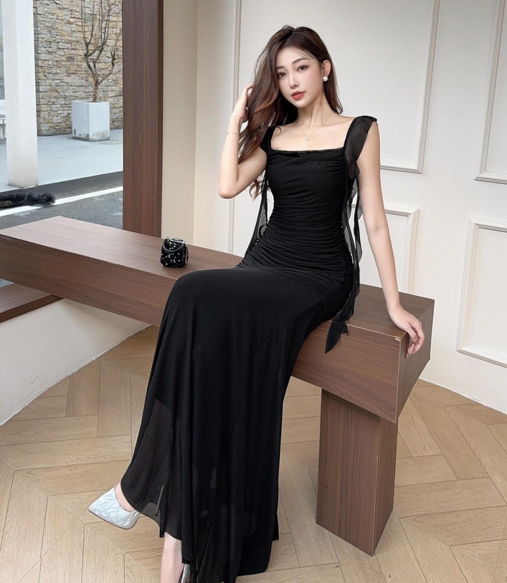 Package hip vacation dress seaside slim long dress