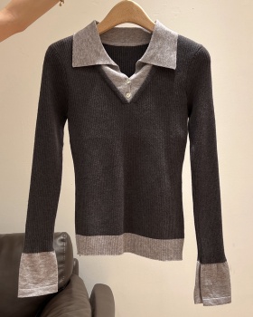 Slim sweater inside the ride bottoming shirt for women