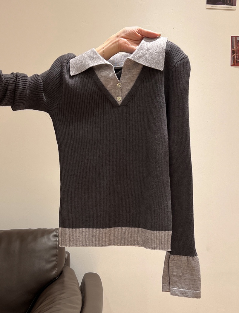 Slim sweater inside the ride bottoming shirt for women