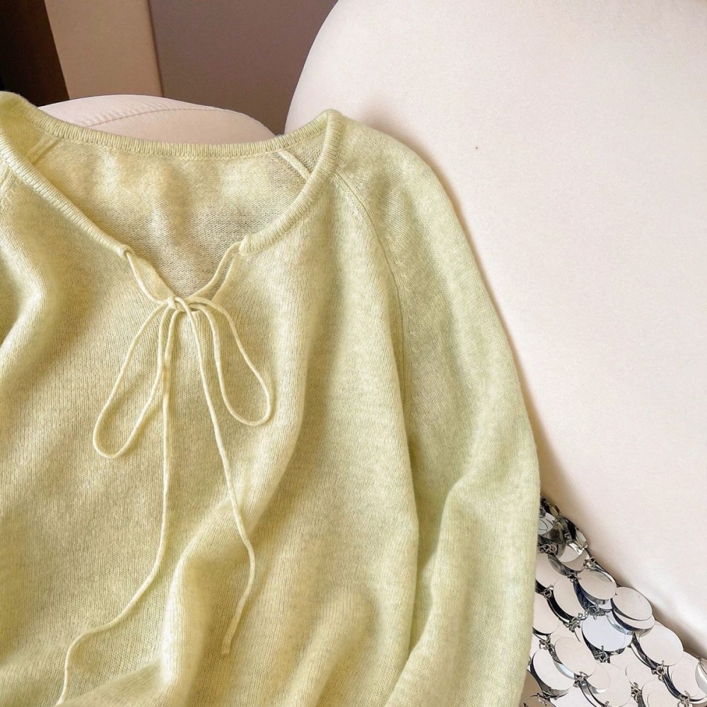 Frenum slim tops all-match sweater for women