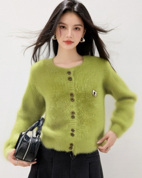 Knitted long sleeve coat lazy Casual cardigan