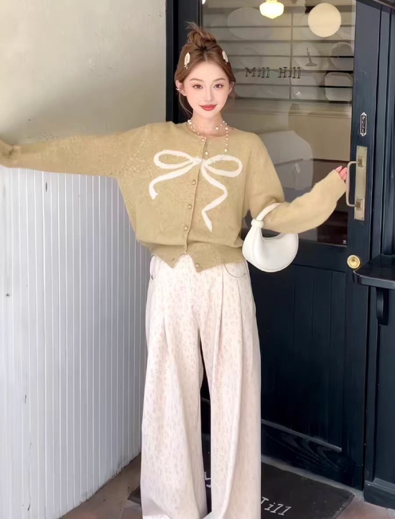 Spring Casual inside the ride sweater knitted niche cardigan