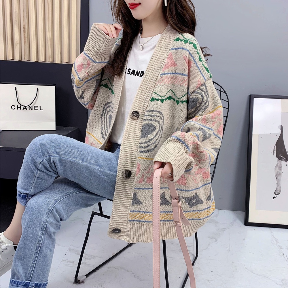 Lazy sweater spring and autumn coat for women