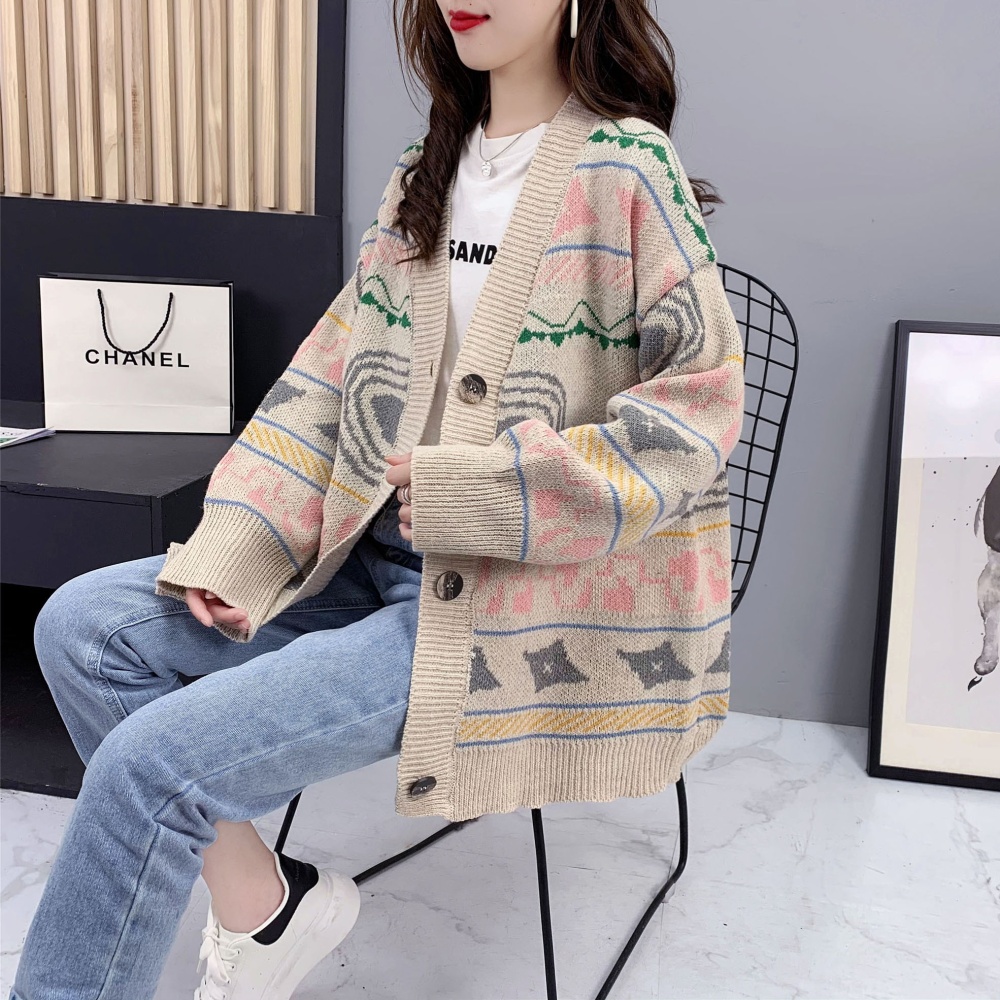 Lazy sweater spring and autumn coat for women
