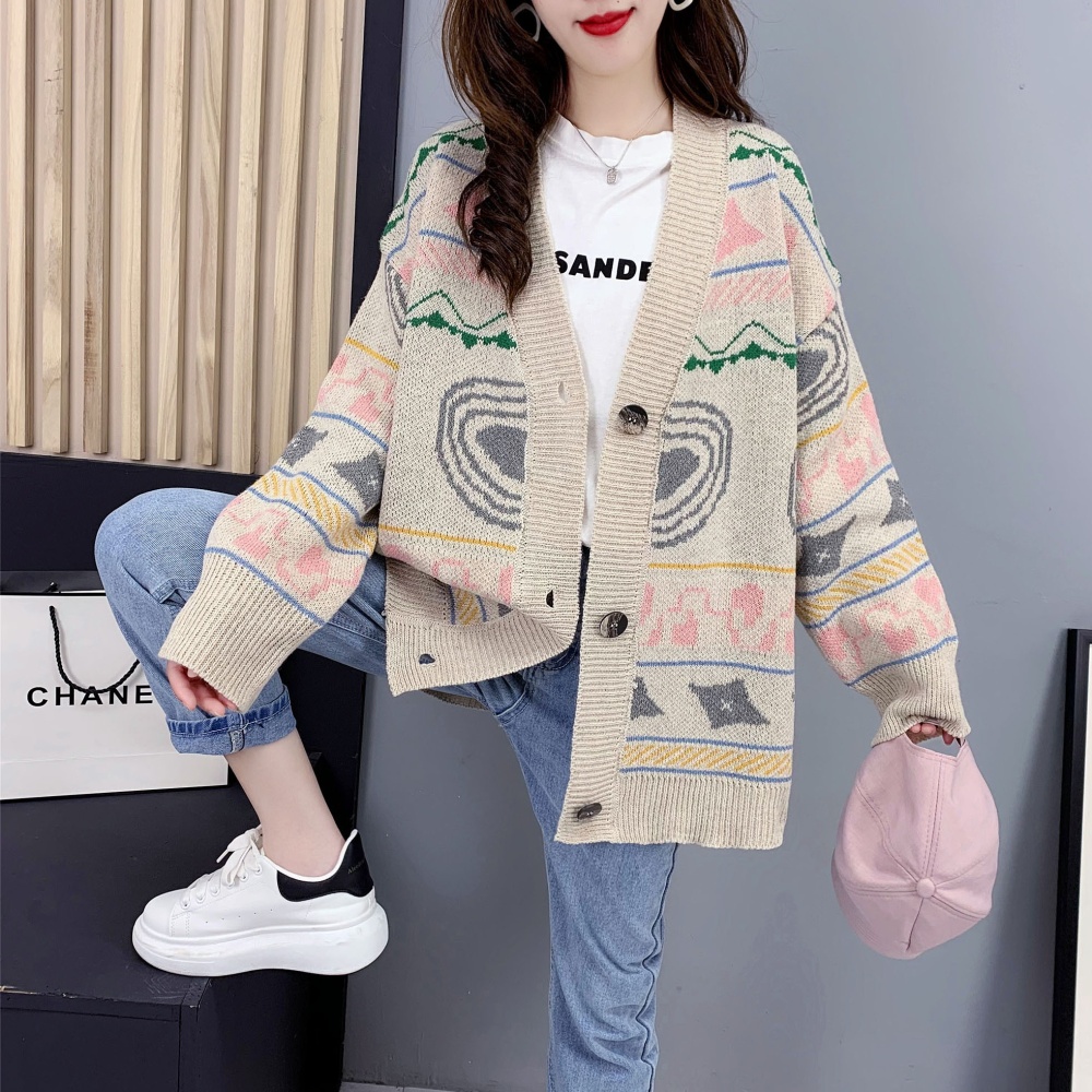 Lazy sweater spring and autumn coat for women