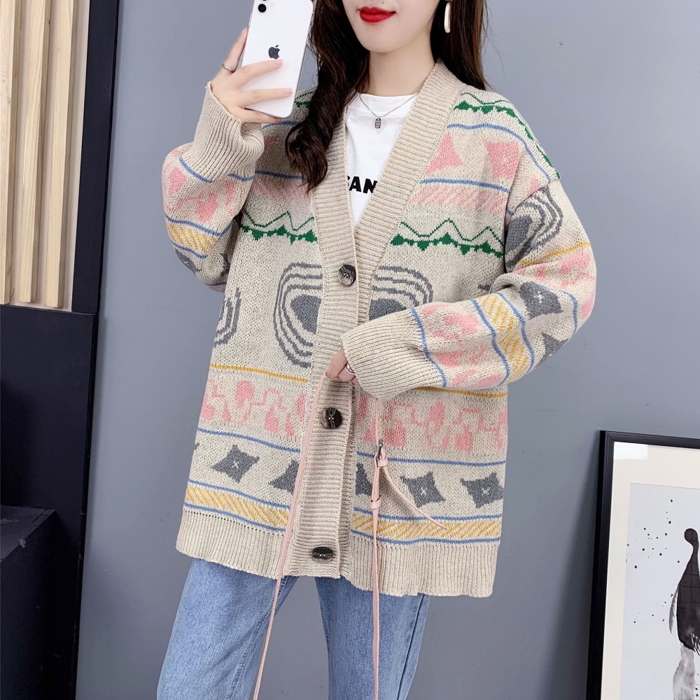 Lazy sweater spring and autumn coat for women