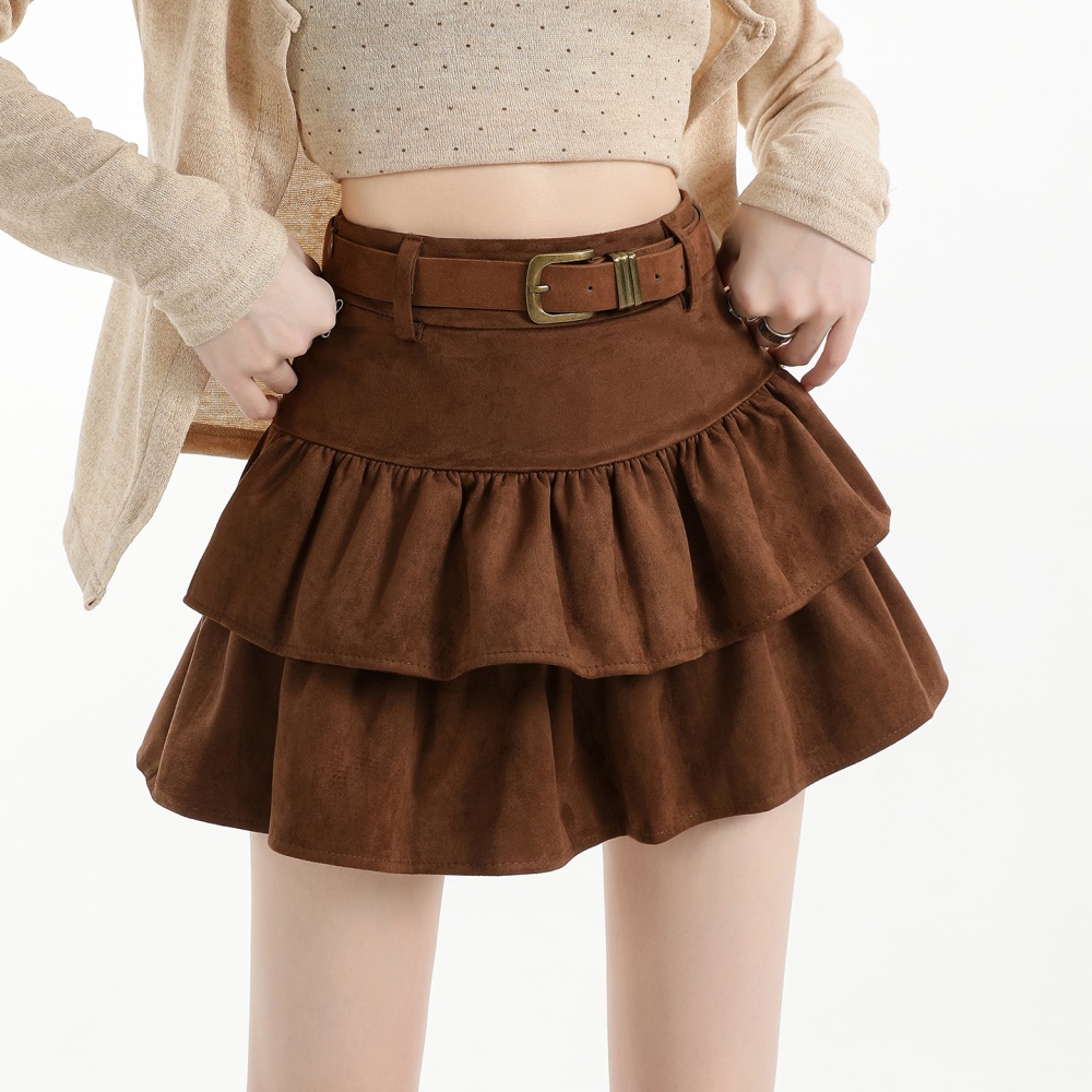 High waist skirt all-match short skirt for women