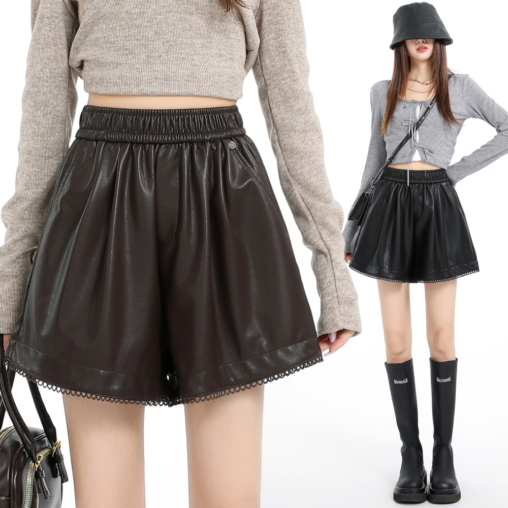 High waist shorts slim boots pants for women
