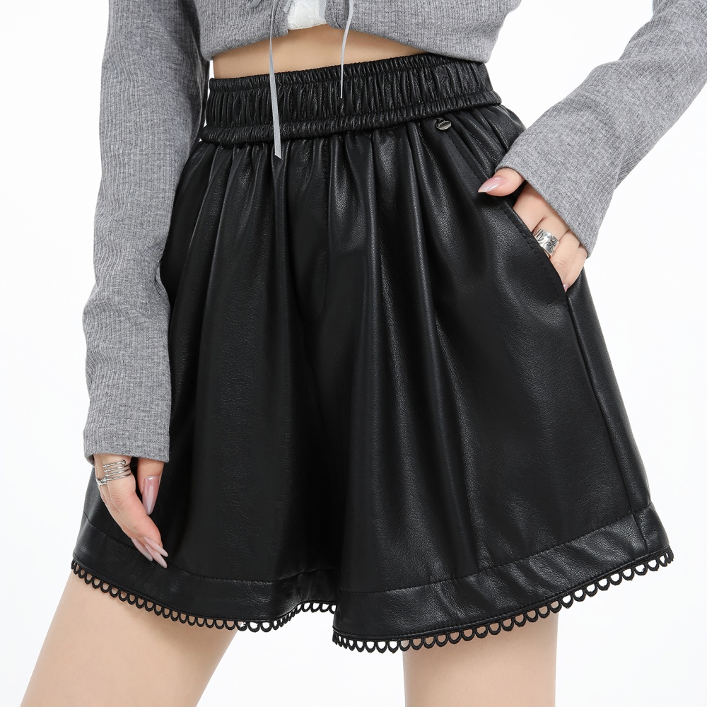 High waist shorts slim boots pants for women