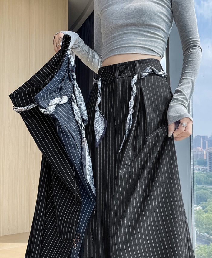Casual business suit drape wide leg pants for women